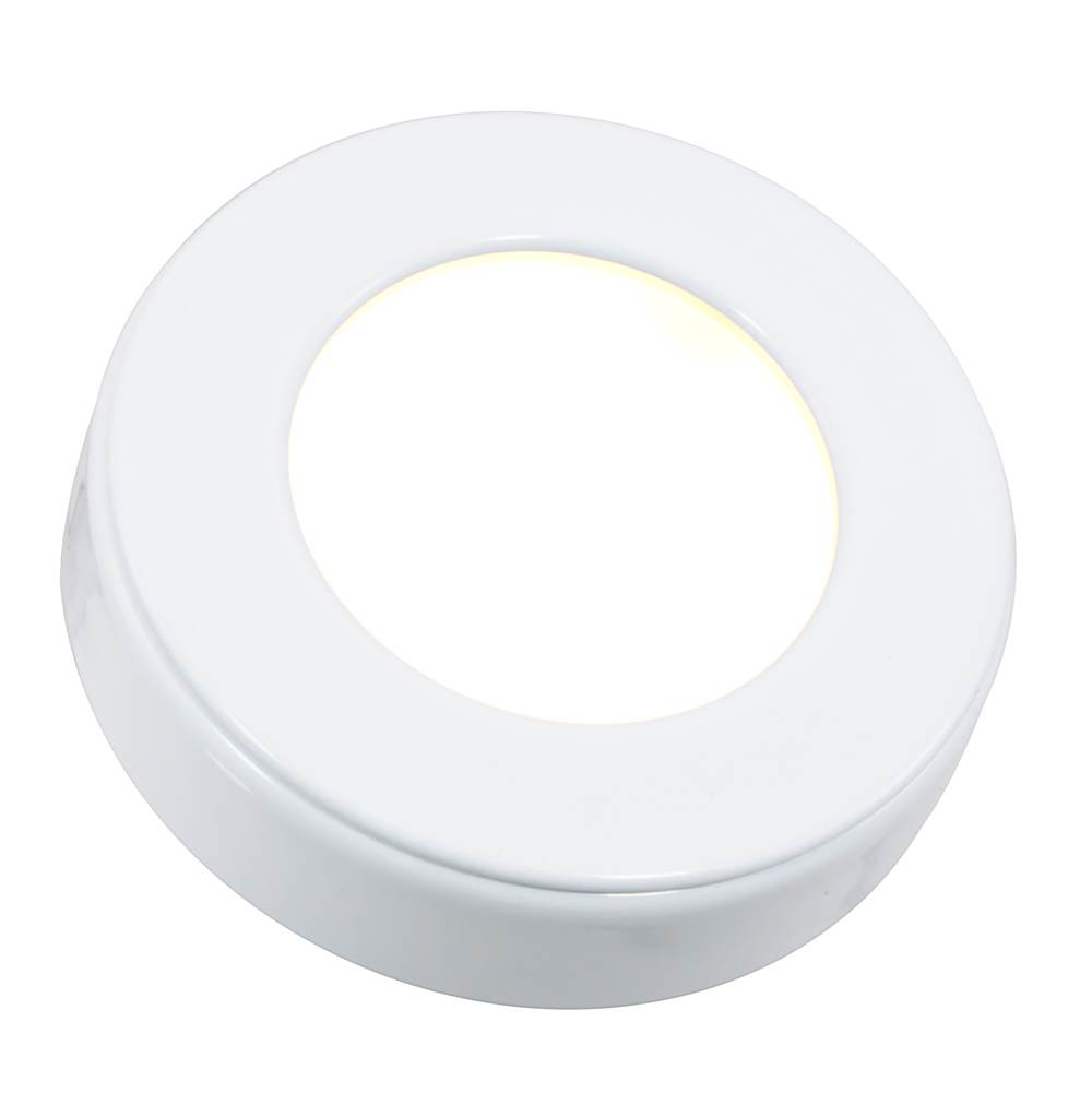 American Lighting Omni LED Puck Light 3 Pack Kit with Included Plug In Driver, 12 Volts, White
