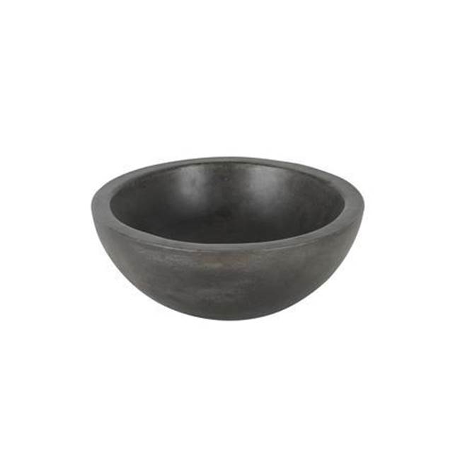 Barclay Cordell Large Oval CementVessel, Dusk Gray