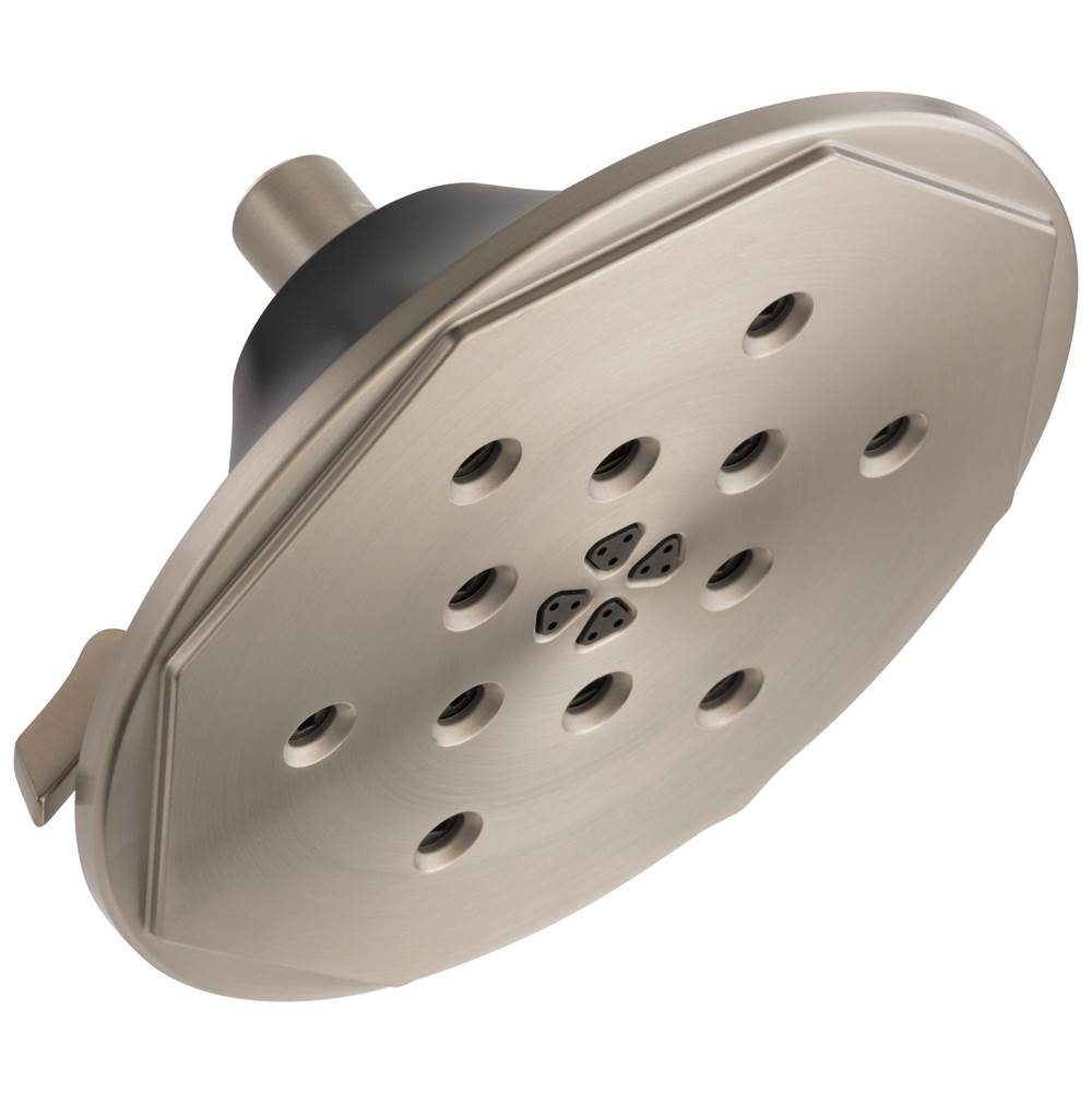 Brizo Rook® 8” H2Okinetic<sup>®</sup> Round Multi-Function Wall Mount Showerhead