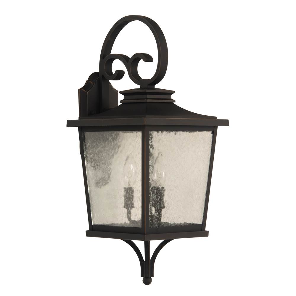 Craftmade Tillman Medium 3 Light Outdoor Lantern in Dark Bronze Gilded
