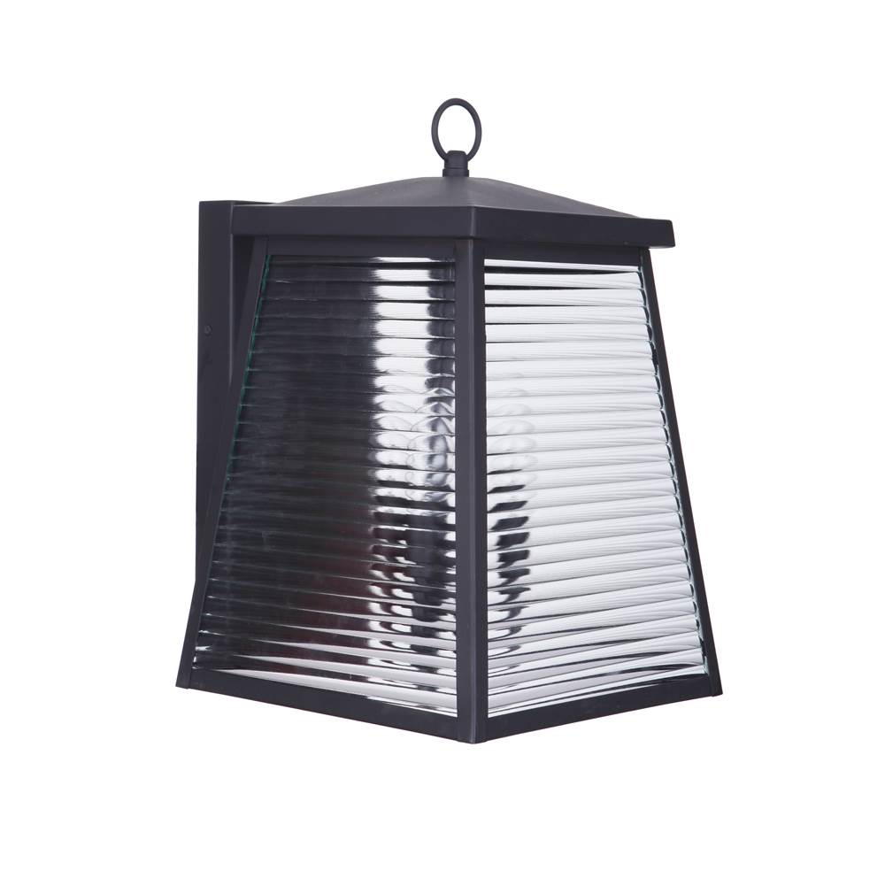 Craftmade Armstrong 3 Light Large Outdoor Wall Mount in Midnight