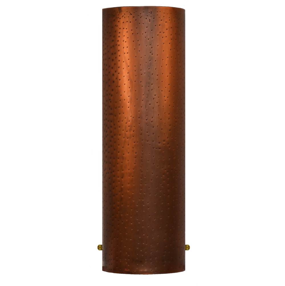 The Coppersmith 16'' Copper Wall Sconce Hammered in Oil Rubbed Bronze