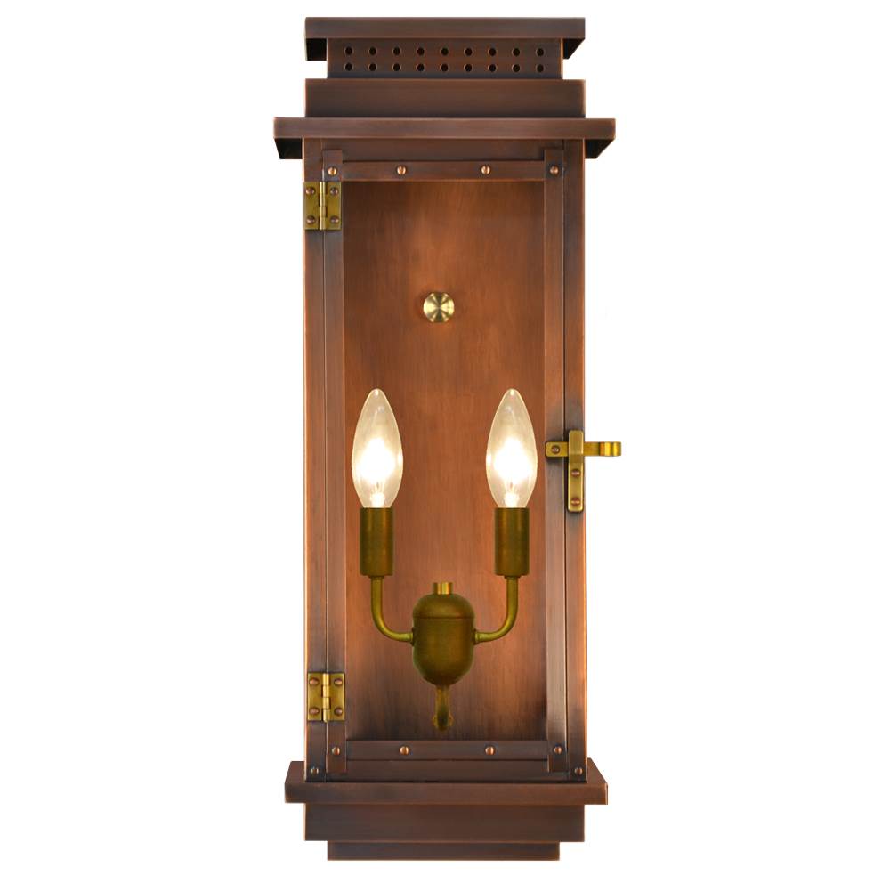 The Coppersmith Contempo 18 Flush Wall Mount Electric in Matte Black