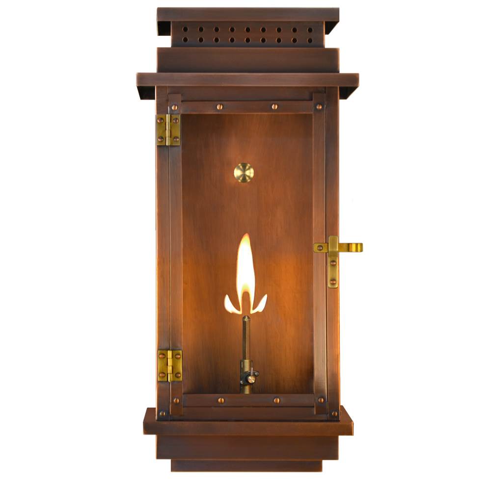 The Coppersmith Conempo 24 Flush Wall Mount Gas in Matte Black