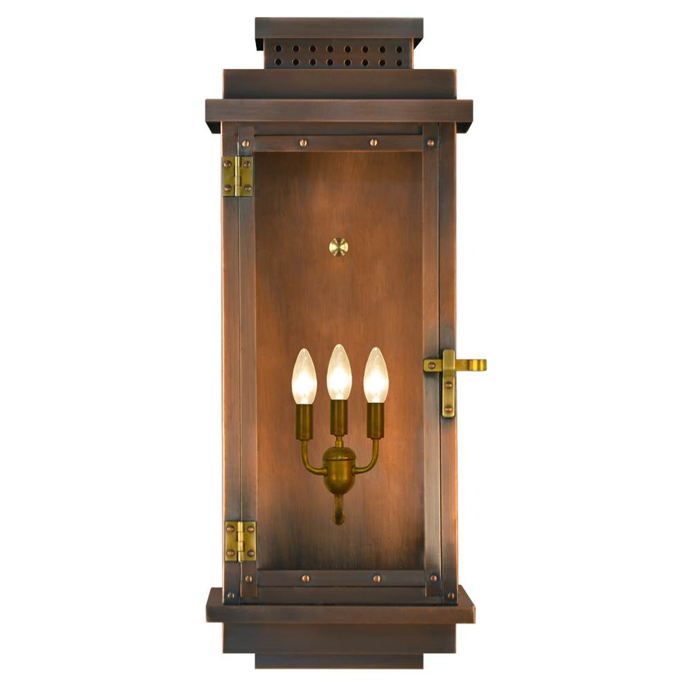The Coppersmith Contempo 31 Flush Wall Mount Electric in Oil Rubbed Bronze
