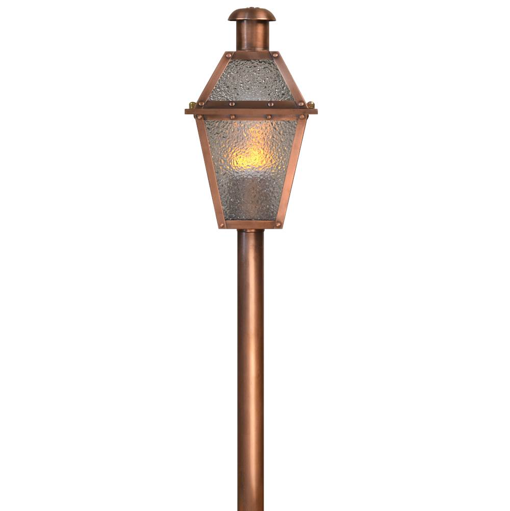 The Coppersmith Georgetown Path Light 12 Volt in Antique Copper