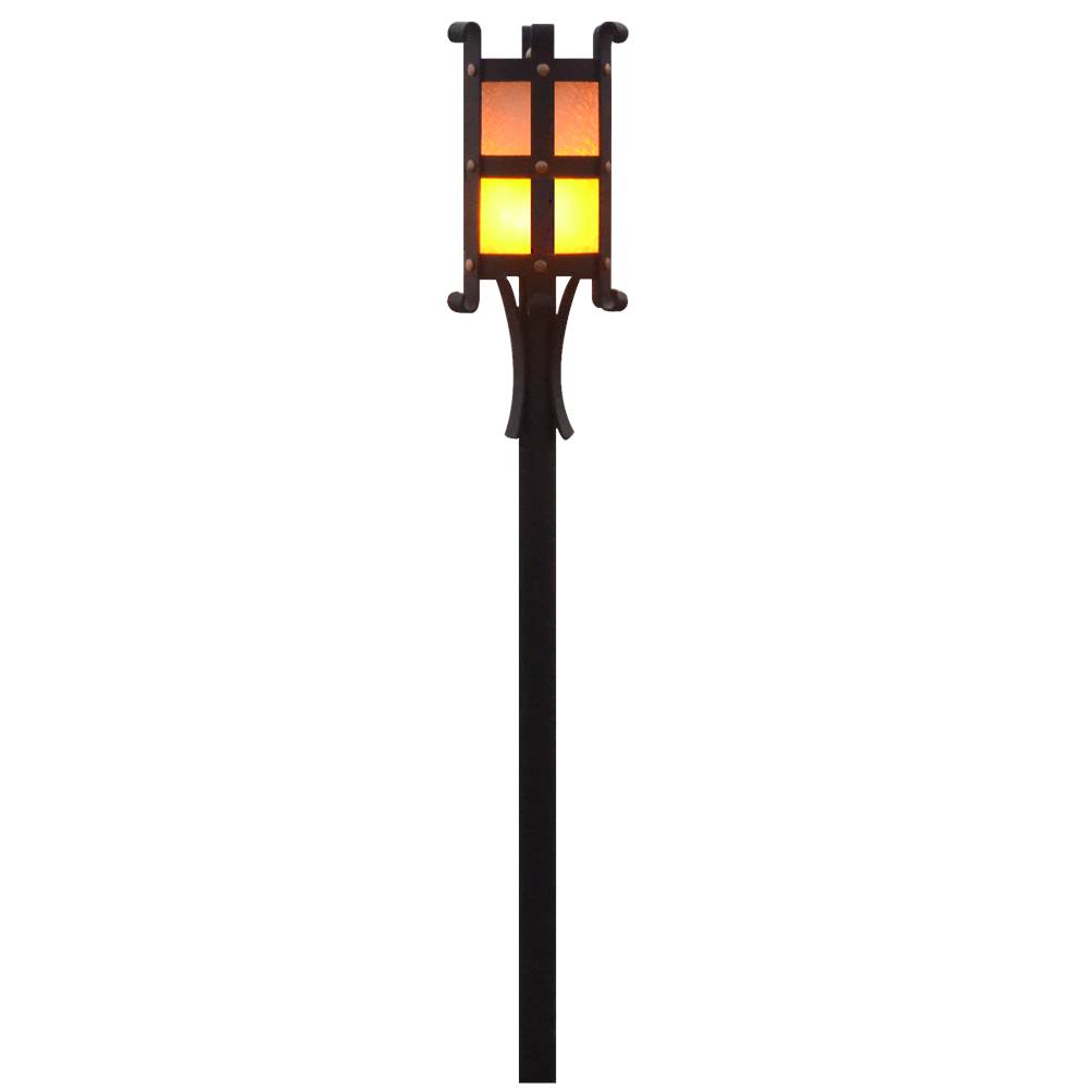 The Coppersmith Gulf Breeze Outdoor Torch 12 Volt in Antique Copper