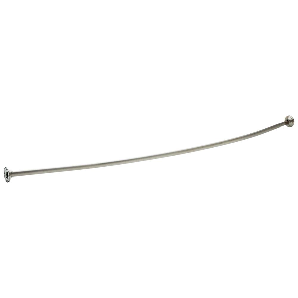 Delta Faucet Other 1'' x 6' Curved Shower Rod with Brackets, 6'' Bow