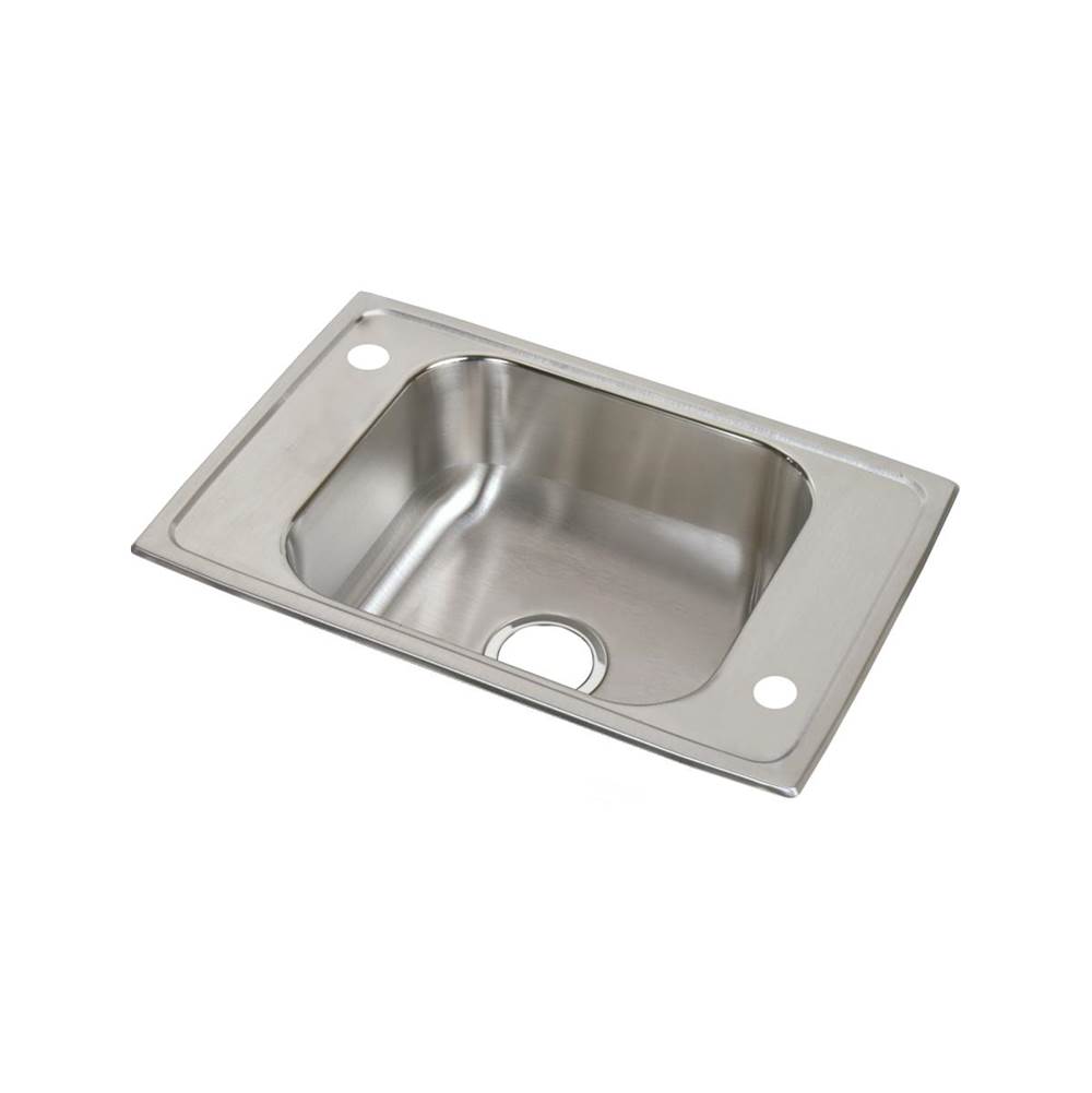 Elkay Celebrity Stainless Steel 25'' x 17'' x 6-7/8'', Single Bowl Drop-in Classroom Sink