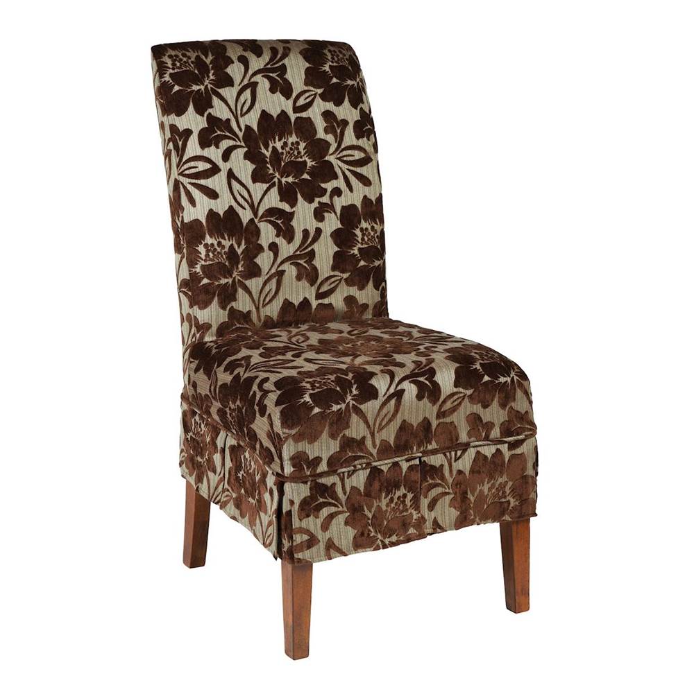 Elk Home Sussex Mulberry Parsons Half Skirted Chair - COVER ONLY
