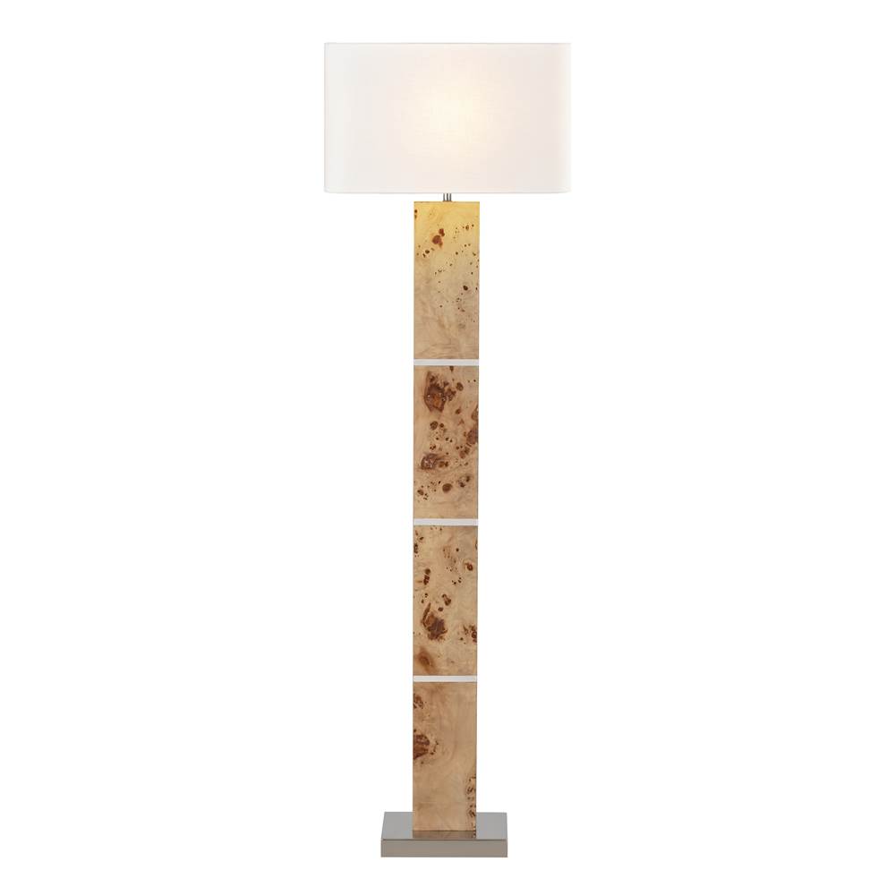 Elk Home Cahill 63'' High 1-Light Floor Lamp - Natural Burl - Includes LED Bulb