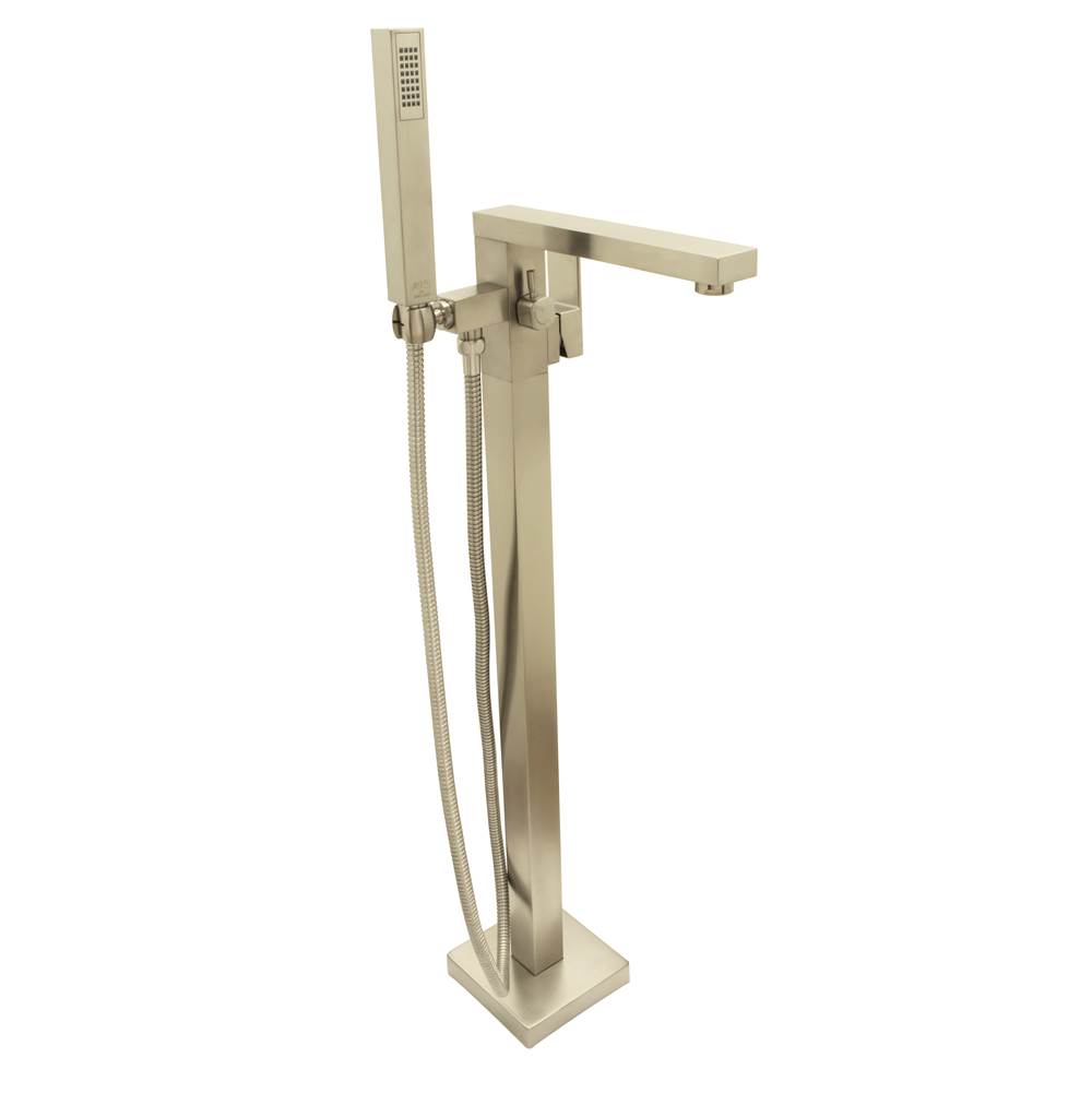 Huntington Brass Free Standing Roman Tub Filler With Hand Shower