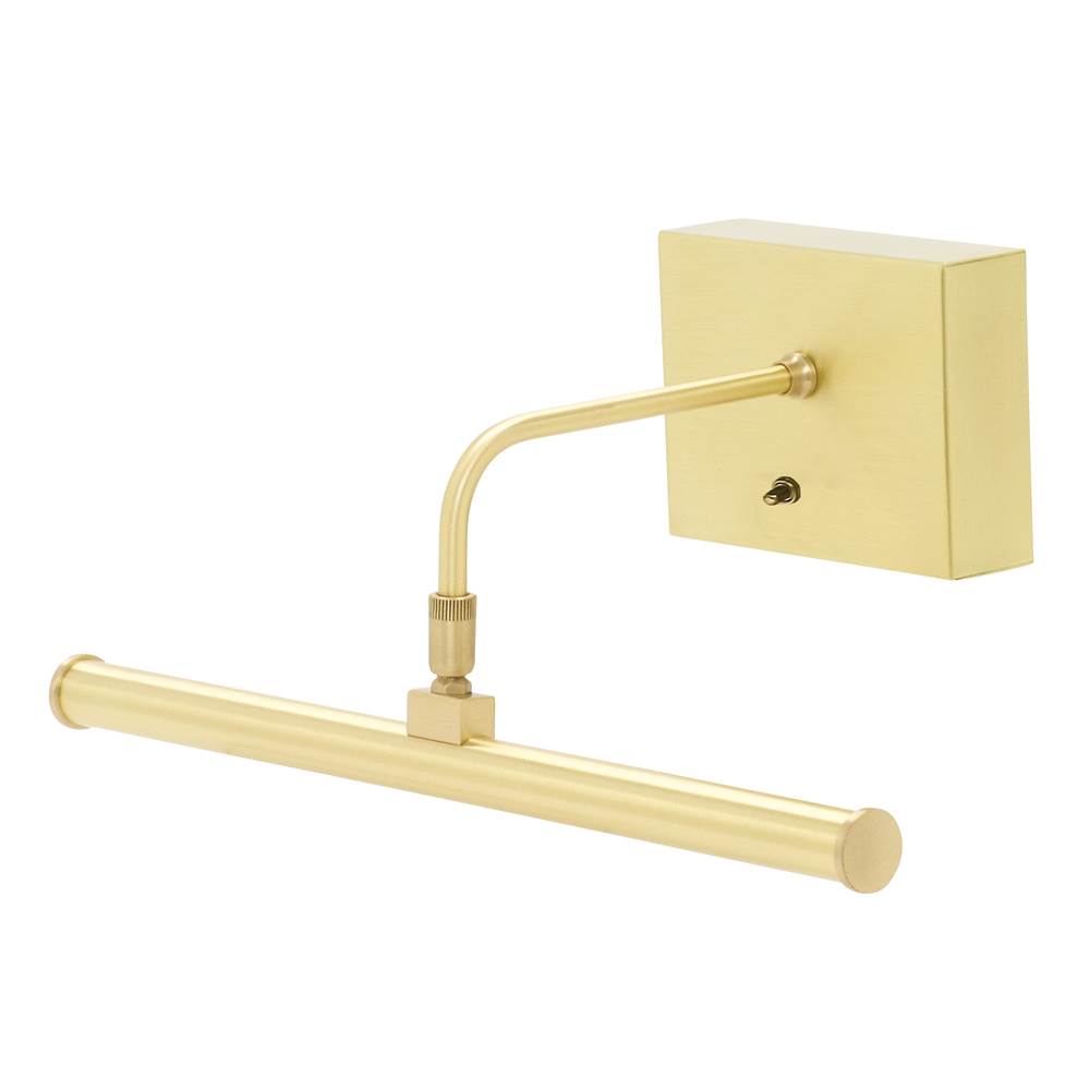 House Of Troy Battery Operated Slim-LED 12'' Satin Brass Picture Light