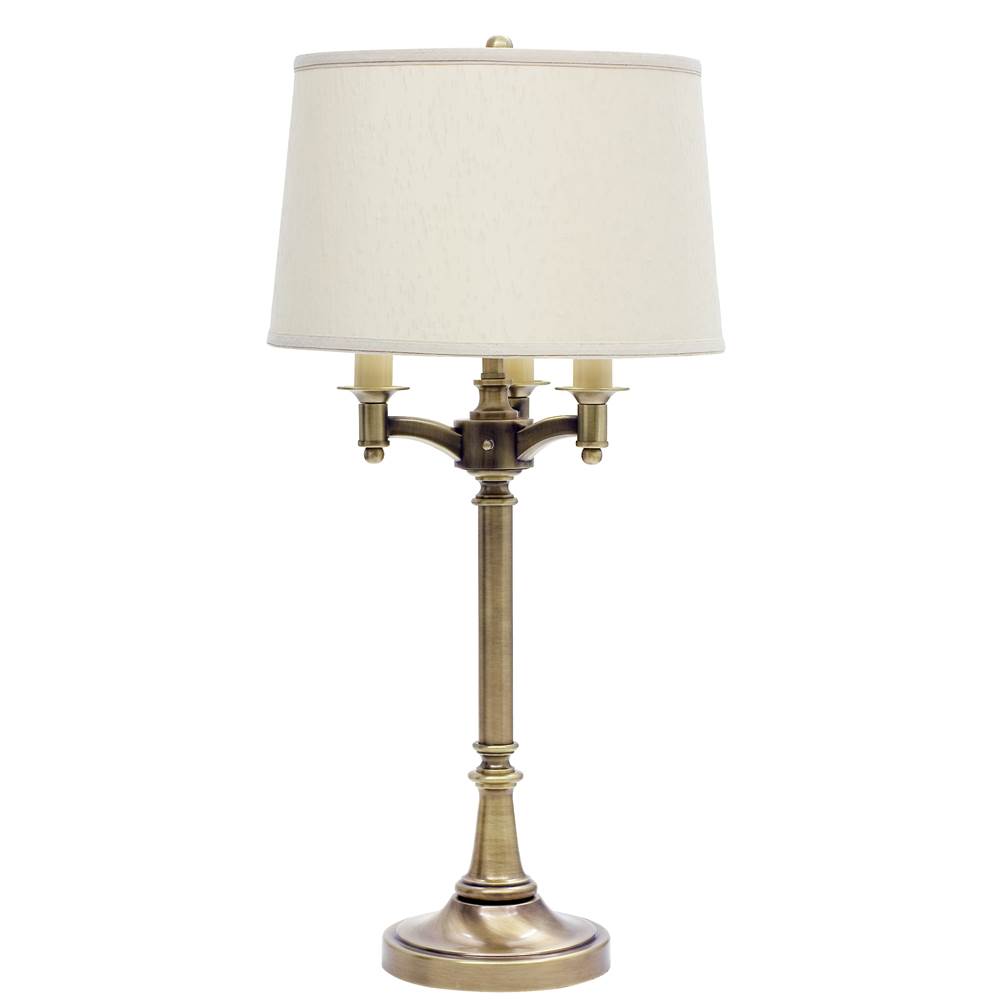 House Of Troy Lancaster 31.75'' Antique Brass Six Way Table Lamp