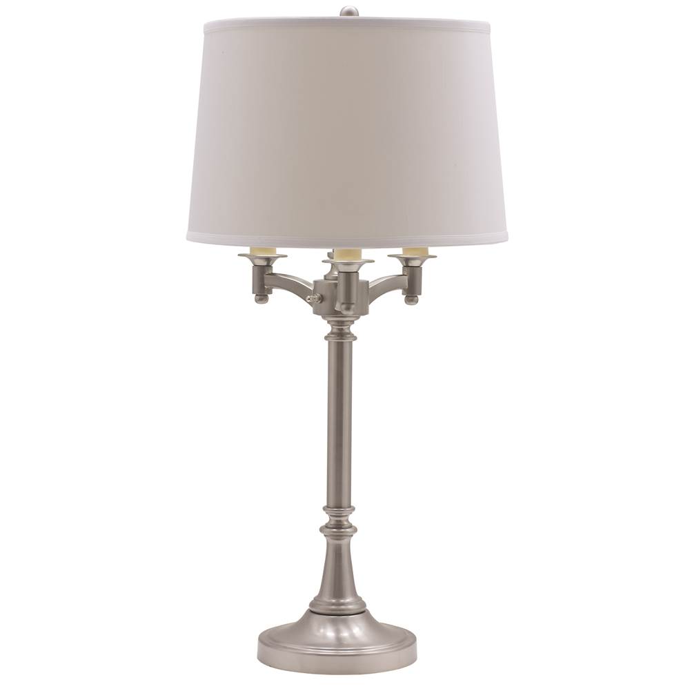 House Of Troy Lancaster 31.75'' Satin Nickel Six Way Table Lamp