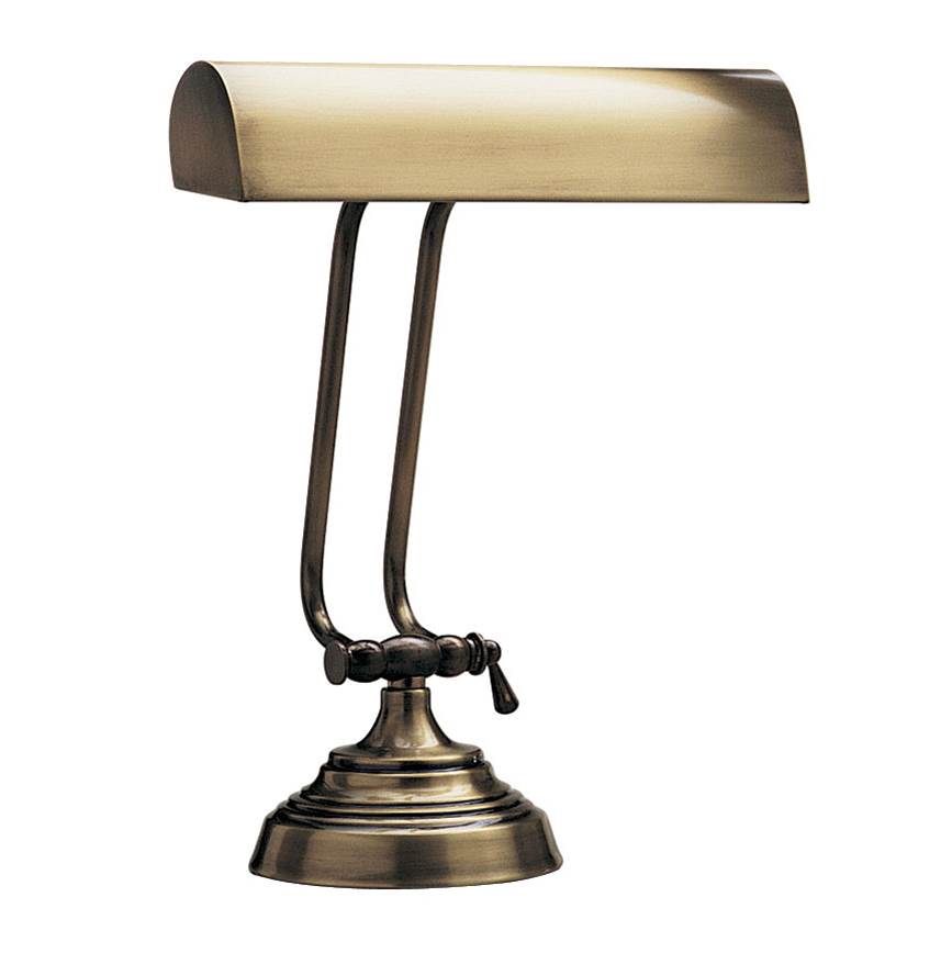 House Of Troy Desk/Piano Lamp 10'' in Antique Brass