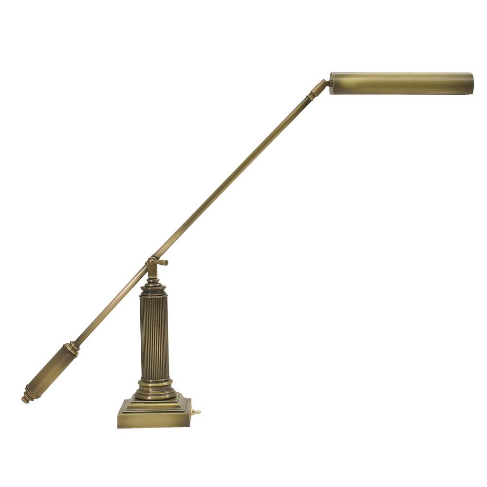 House Of Troy Counter Balance Antique Brass Piano/Desk Lamp