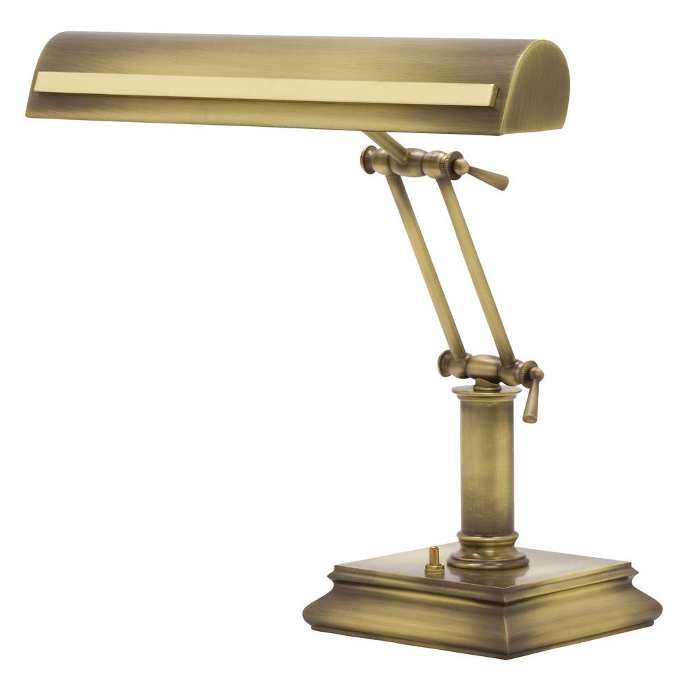 House Of Troy 14'' Piano Desk Lamp with Strap Motif
