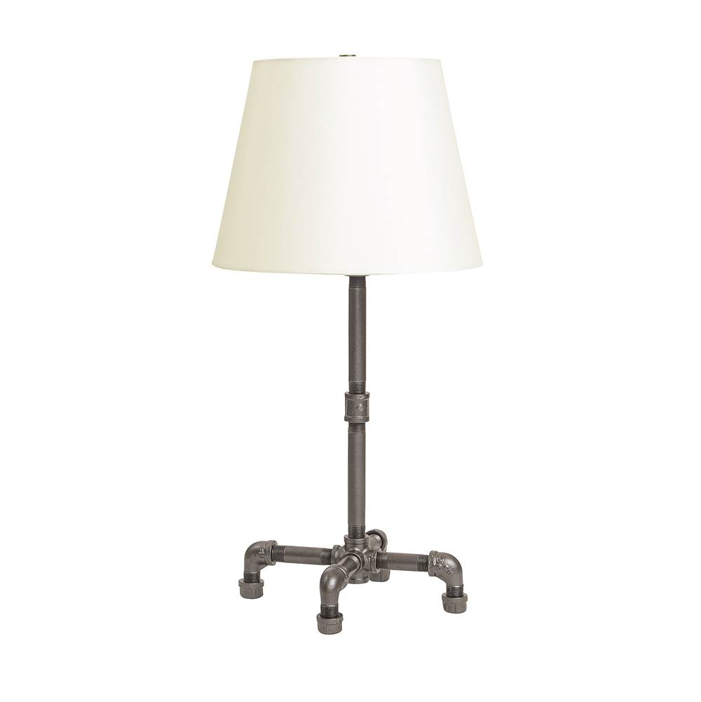 House Of Troy Studio Industrial Granite Table Lamp With Fabric Shade