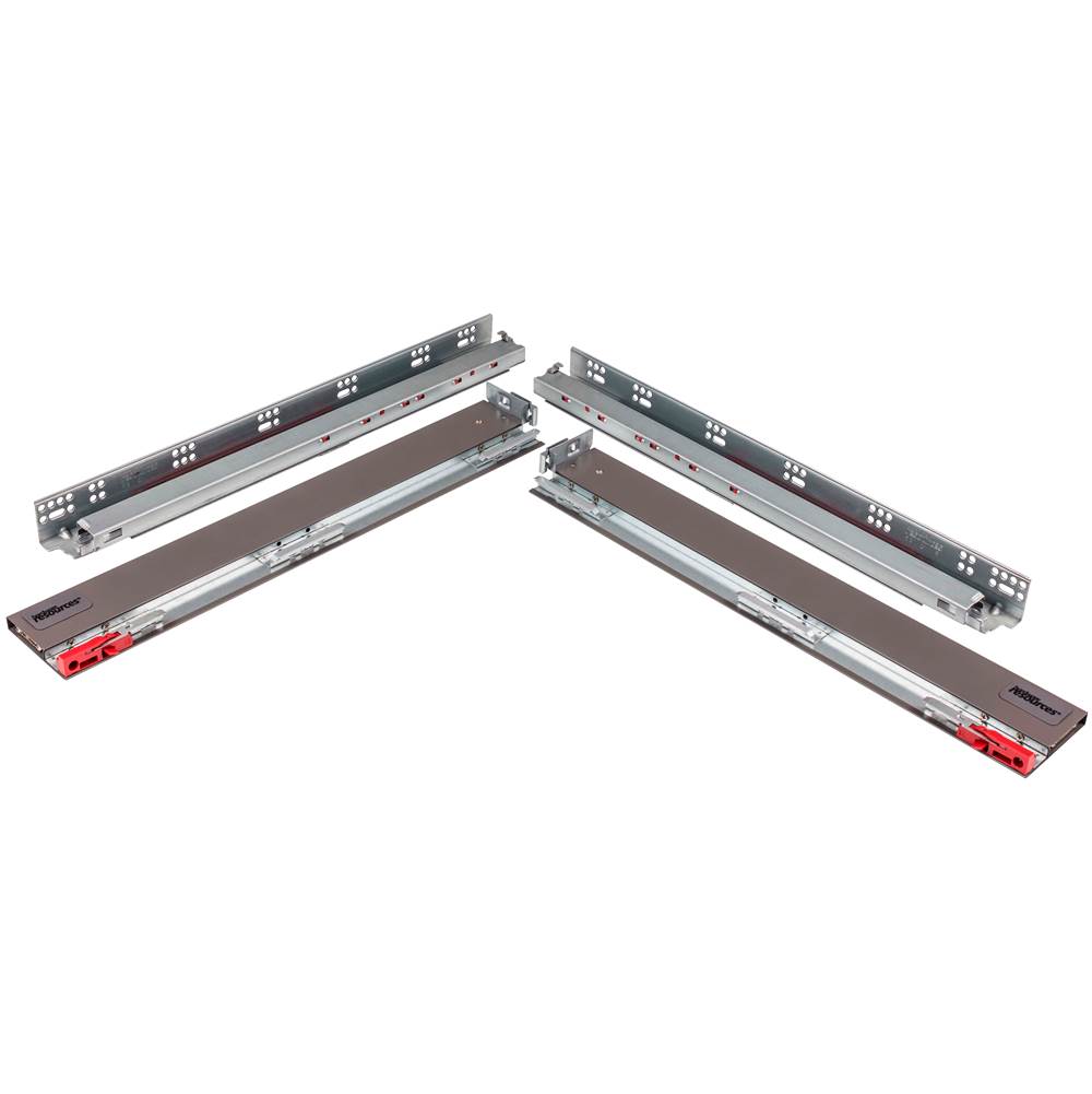 Hardware Resources 21'' Deep x 3-1/2'' High DURA-CLOSE  Metal Drawer Box System, incorporates USE58-500 Series Undermount