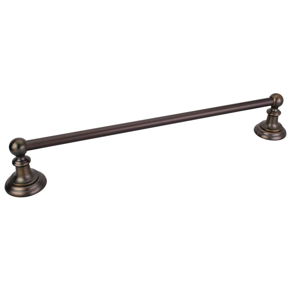 Hardware Resources Fairview Brushed Oil Rubbed Bronze 18'' Single Towel Bar - Contractor Packed