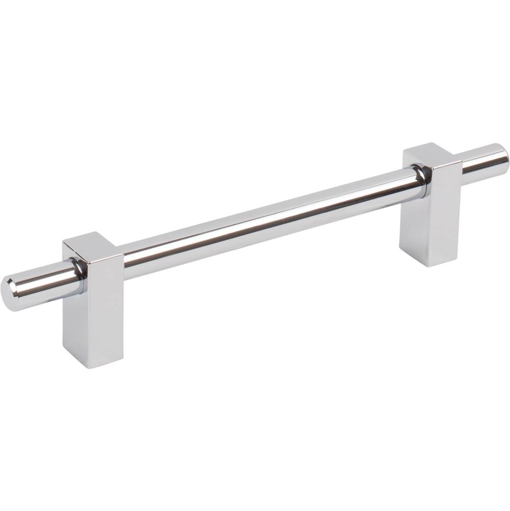 Jeffrey Alexander 128 mm Center-to-Center Polished Chrome Larkin Cabinet Bar Pull