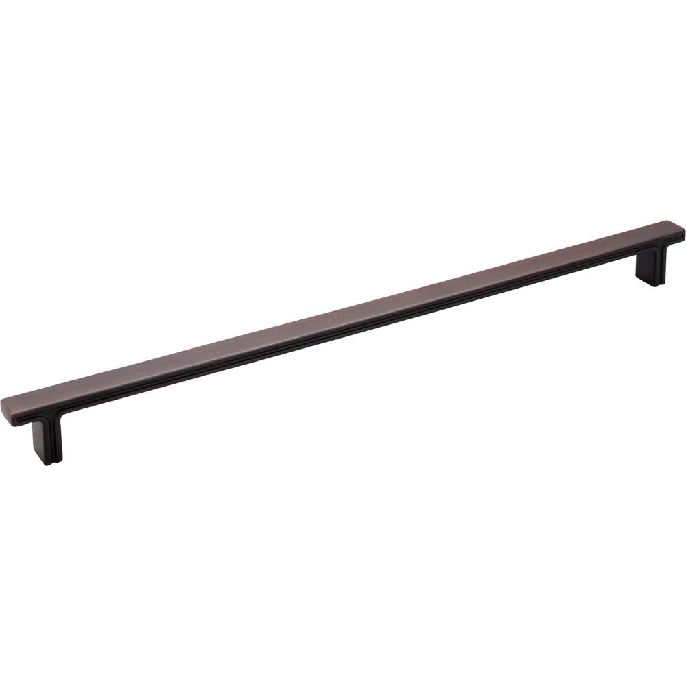 Jeffrey Alexander 320 mm Center-to-Center Brushed Oil Rubbed Bronze Square Anwick Cabinet Pull