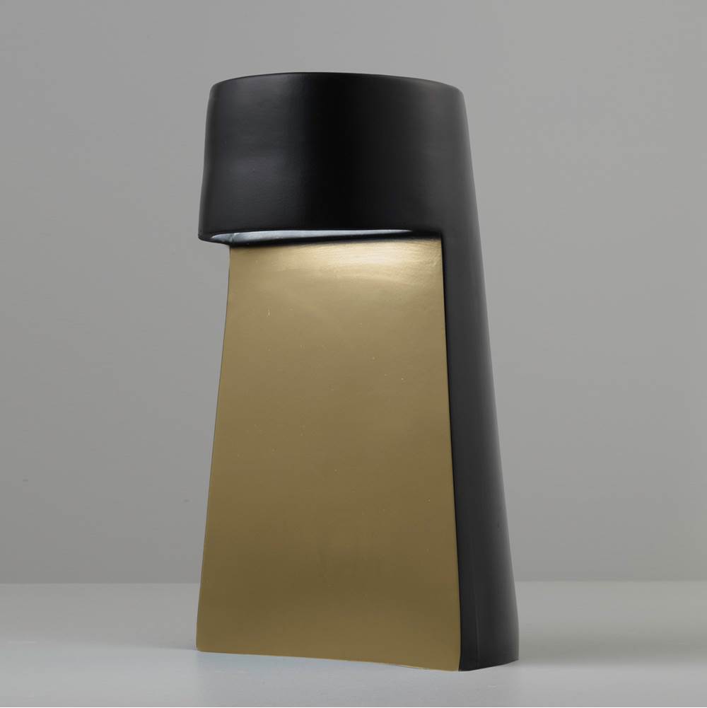 Justice Design Beam Portable in Carbon Matte Black/Champagne Gold