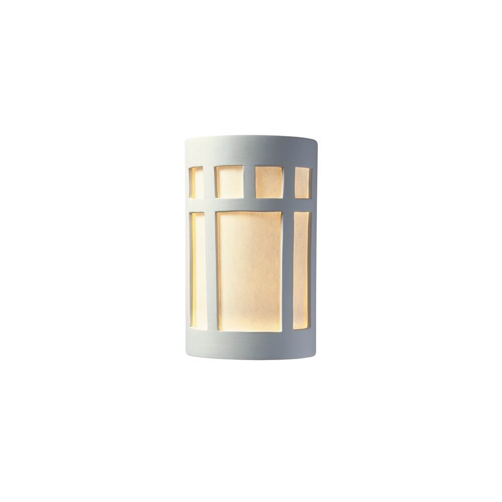 Justice Design Large ADA LED Prairie Window - Open Top and Bottom in Midnight Sky