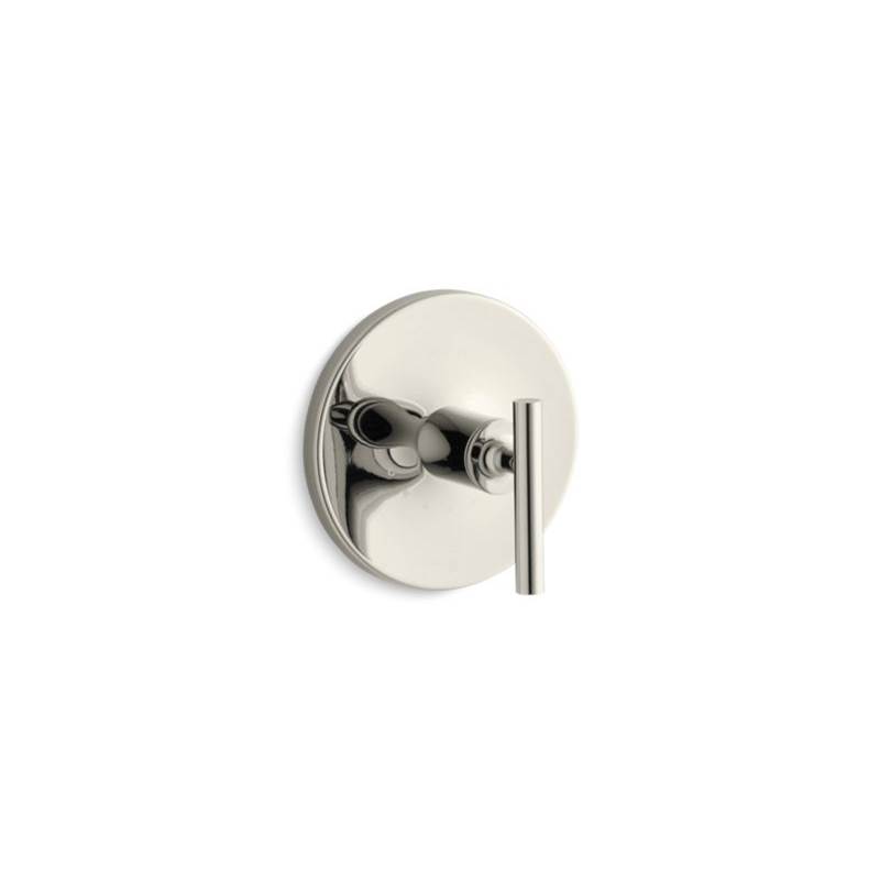 Kohler Purist® Valve trim with lever handle for thermostatic valve, requires valve