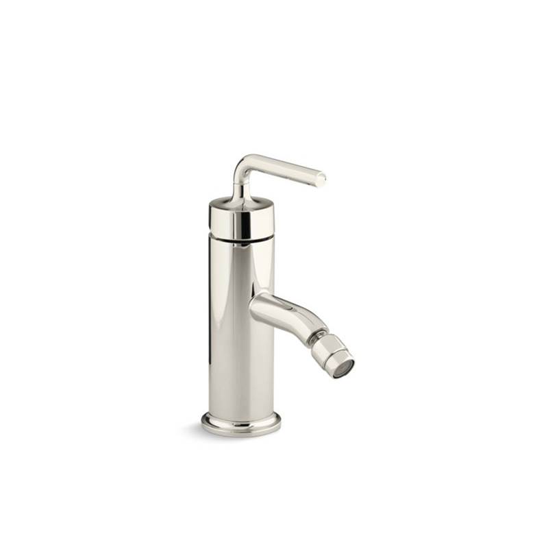 Kohler Purist® Horizontal swivel spray aerator bidet faucet with straight lever handle