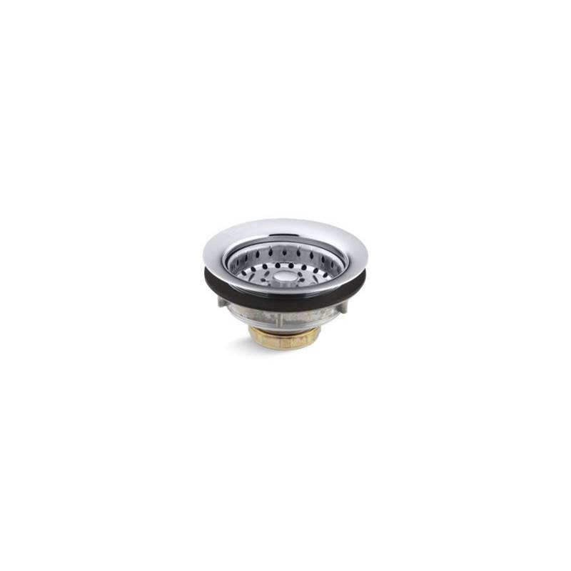 Kohler Stainless steel sink drain and strainer for 3-1/2'' to 4'' outlet
