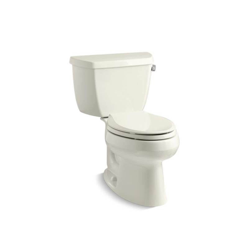 Kohler Wellworth® Classic Two-piece elongated 1.28 gpf toilet with right-hand trip lever