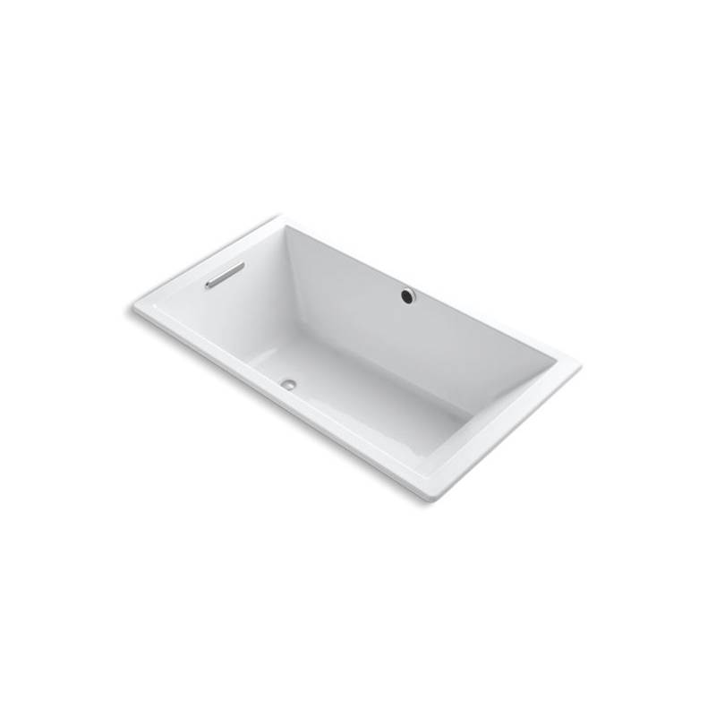 Kohler Underscore® Rectangle 66'' x 36'' drop-in bath with Bask® heated surface and end drain