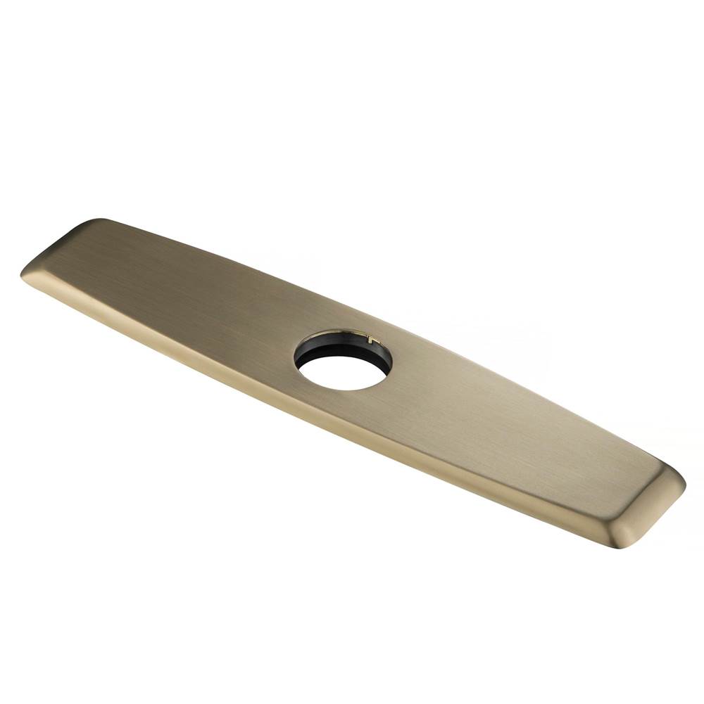 Kraus Deck Plate for Kitchen Faucet in Brushed Gold
