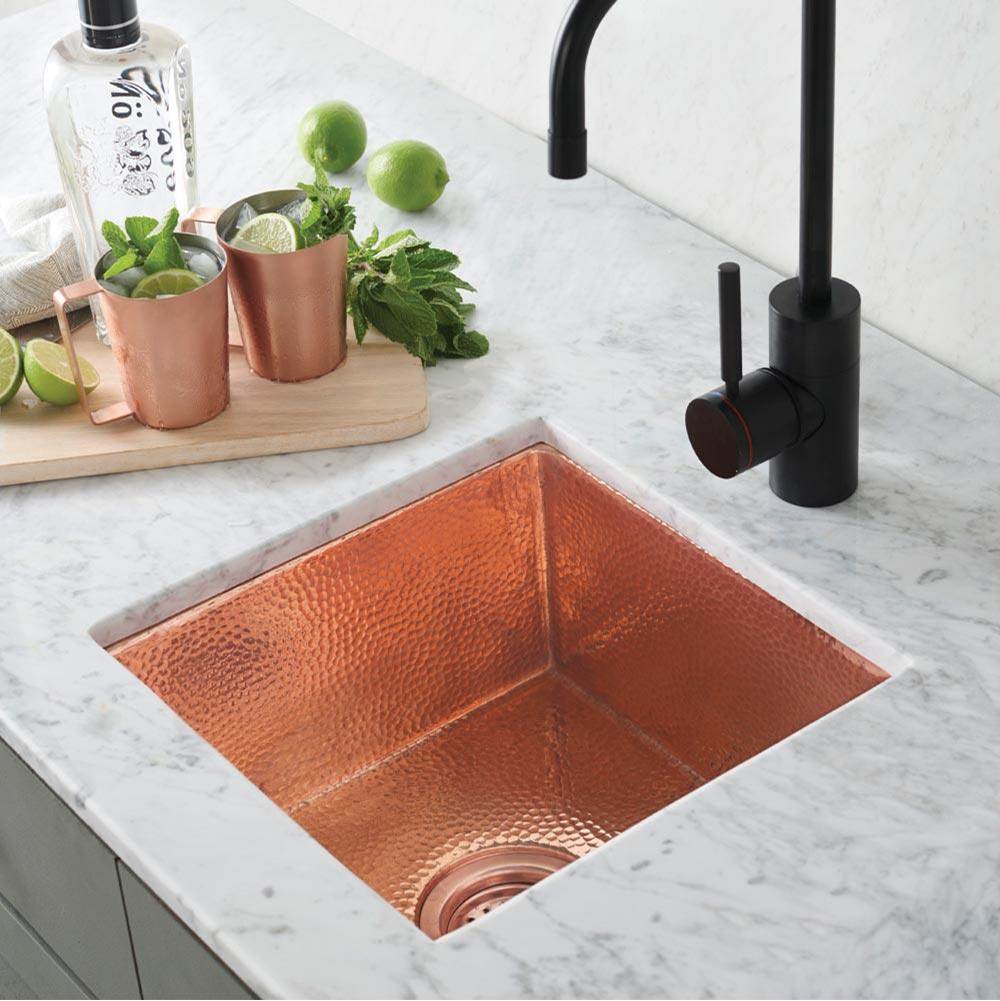 Native Trails Cantina Bar and Prep Sink in Polished Copper
