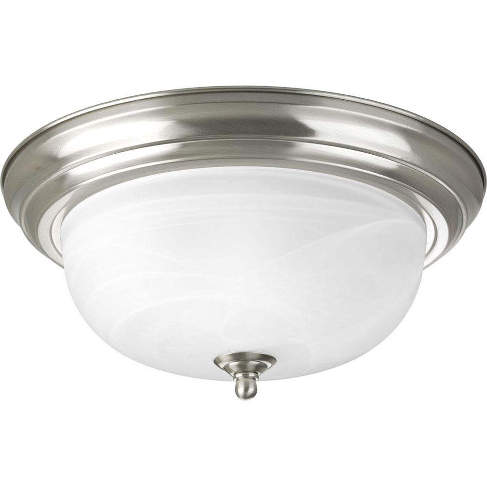 Progress Lighting Two-Light Dome Glass 13-1/4'' Close-to-Ceiling