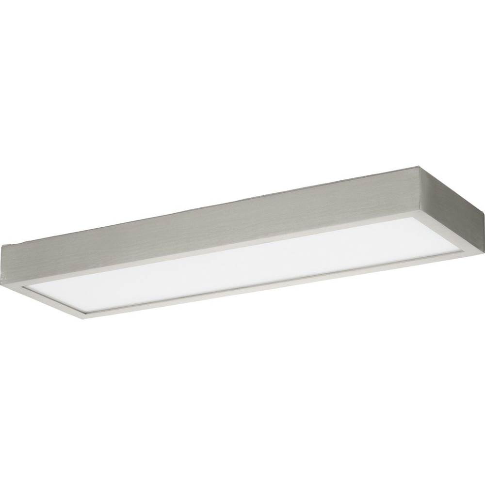 Progress Lighting Everlume LED 16-inch Brushed Nickel Modern Style Bath Vanity Wall or Ceiling Light with Selectable 3000K/4000K Light Color