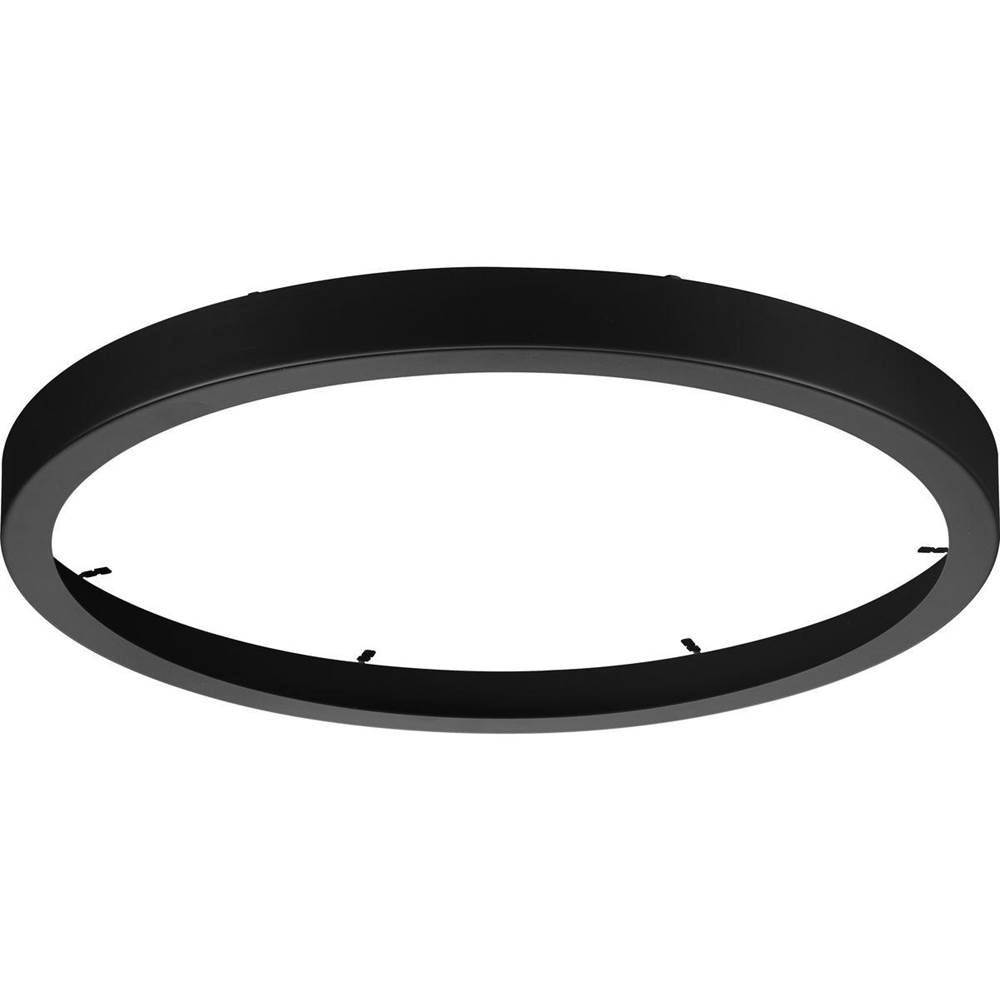 Progress Lighting Everlume Collection Black 14'' Edgelit Round Trim Ring