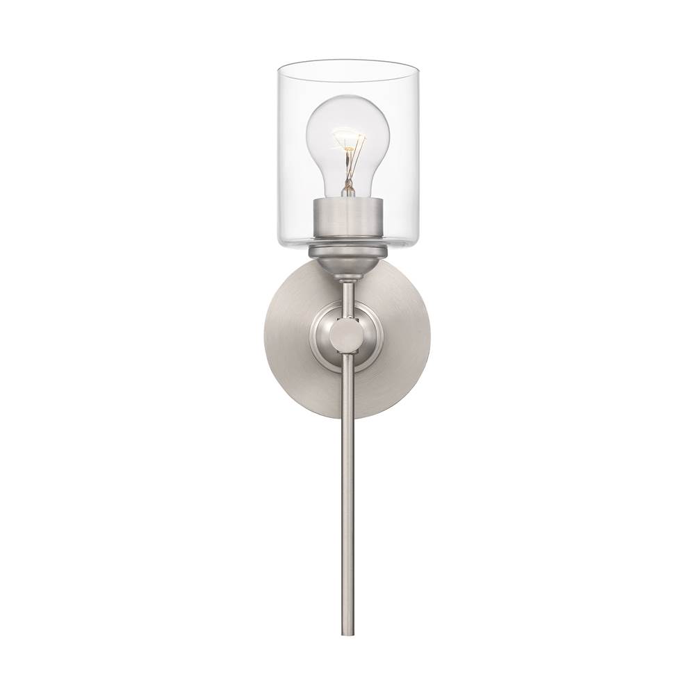 Quoizel Wall 1 light brushed nickel