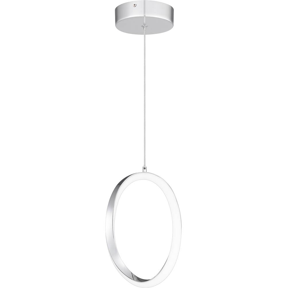 Quoizel Mini pendant led light polished chrome