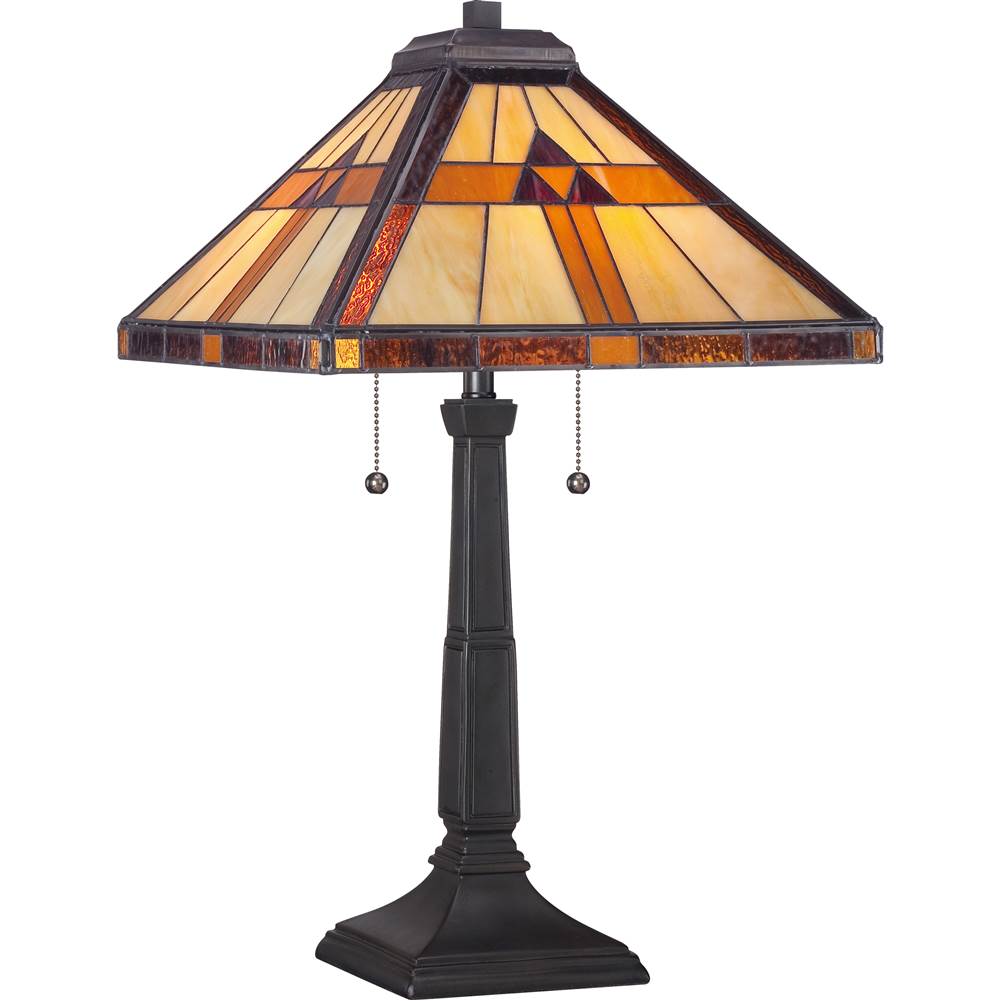 Quoizel Table Lamp Tiffany 14''Sq