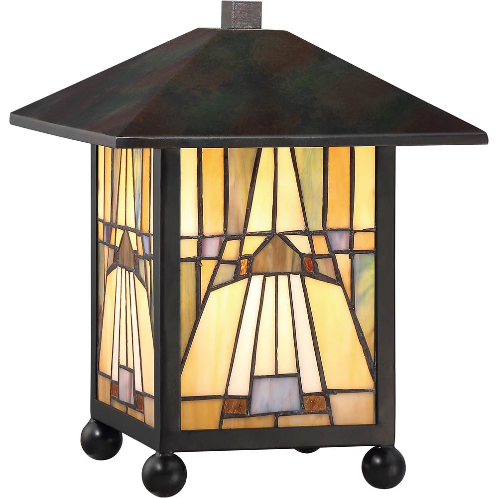 Quoizel Table Lamp Tiffany Valiant Bronze