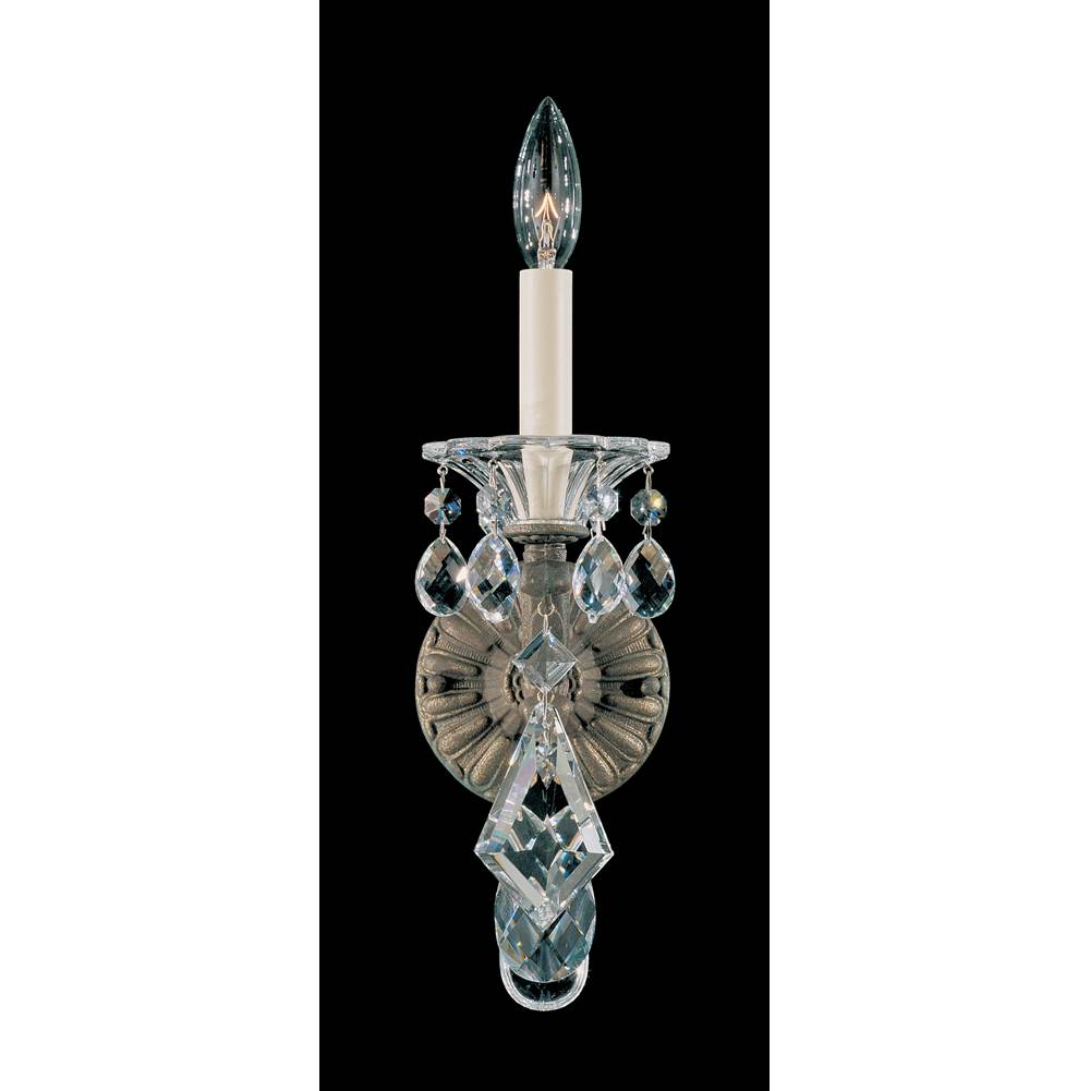 Schonbek La Scala 1 Light 120V Wall Sconce in Heirloom Gold with Clear Radiance Crystal