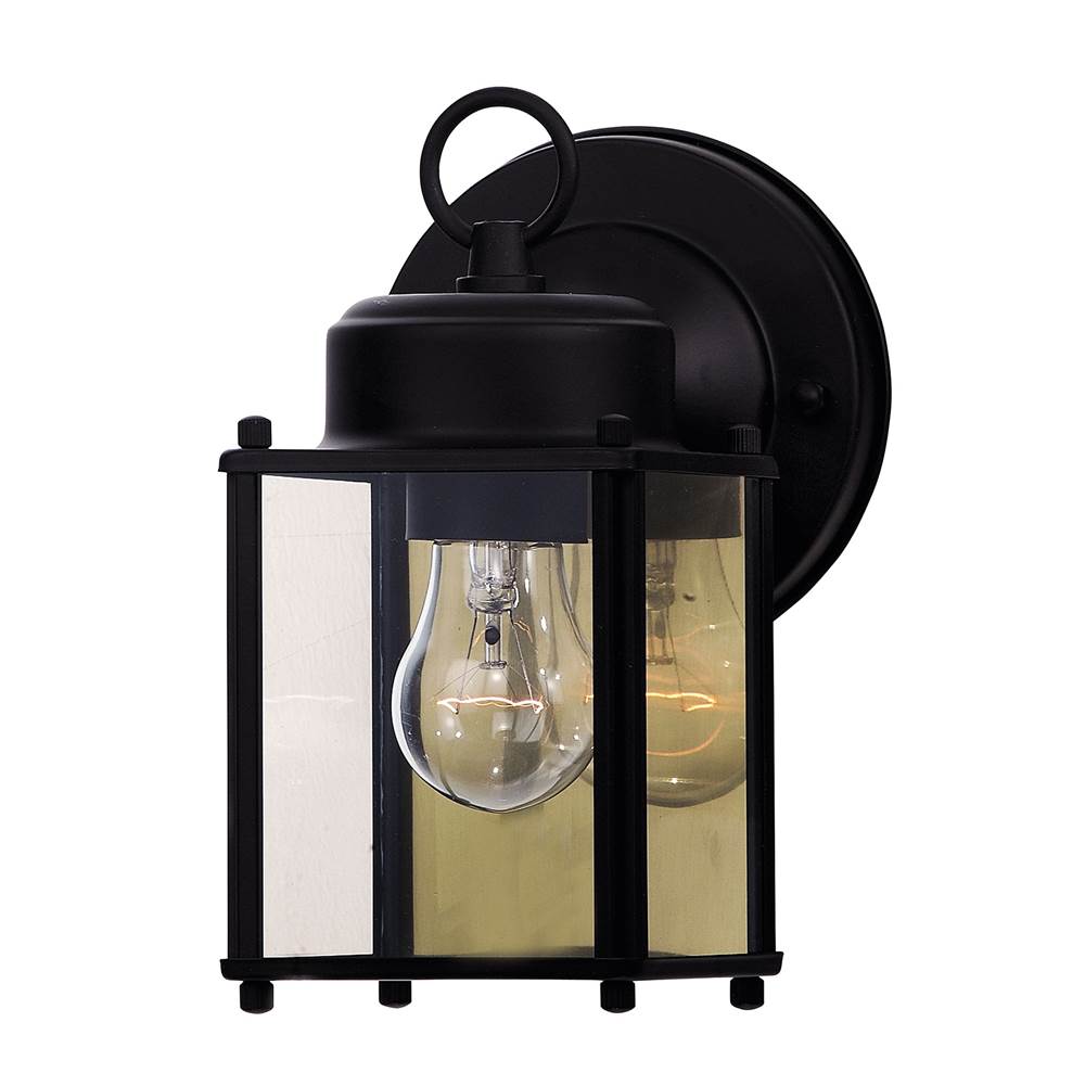 Savoy House Exterior Collections 1-Light Outdoor Wall Lantern in Black