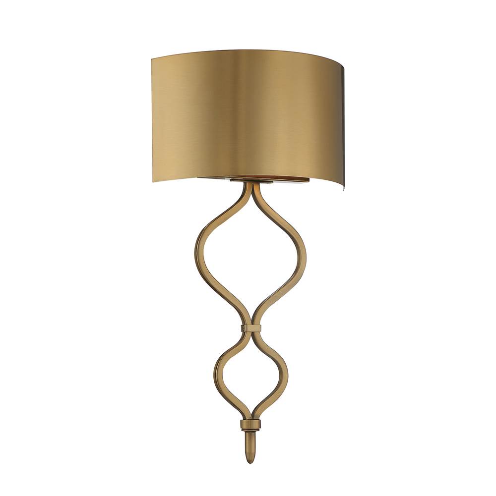 Savoy House Como LED Wall Sconce in Warm Brass