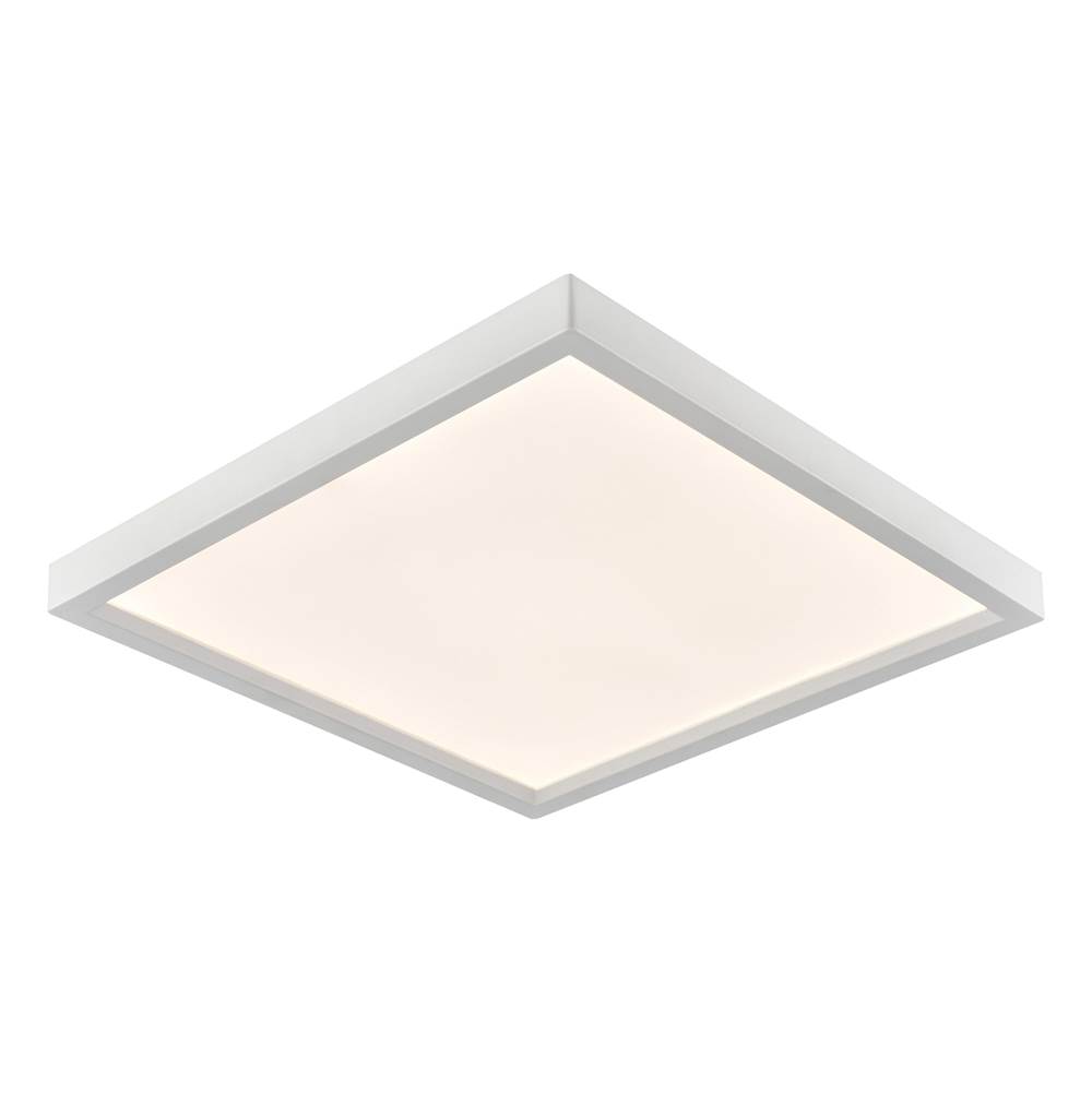 Thomas Lighting Ceiling Essentials Titan 13'' Square Flush Mount in White - Integrated LED