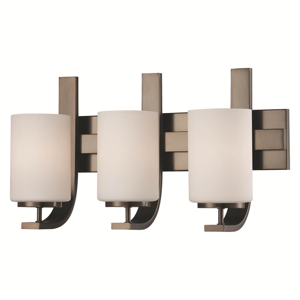 Thomas Lighting Pendenza 3-Light Wall Lamp in Oiled Bronze