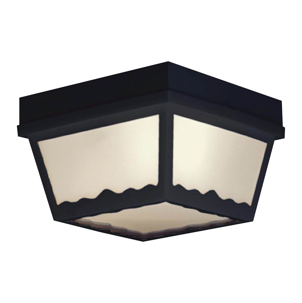 Thomas Lighting Essentials 1-Light Ceiling Lamp in Black