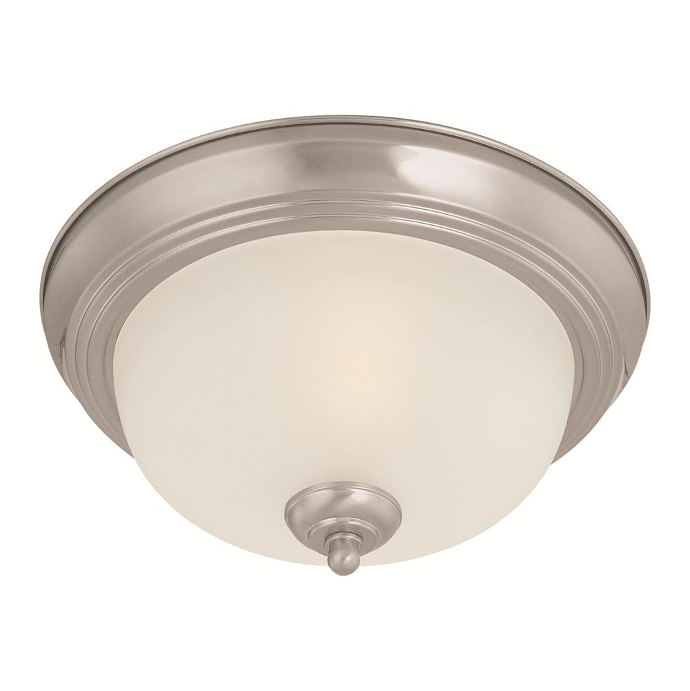 Thomas Lighting Pendenza 2-Light Ceiling Lamp in Brushed Nickel